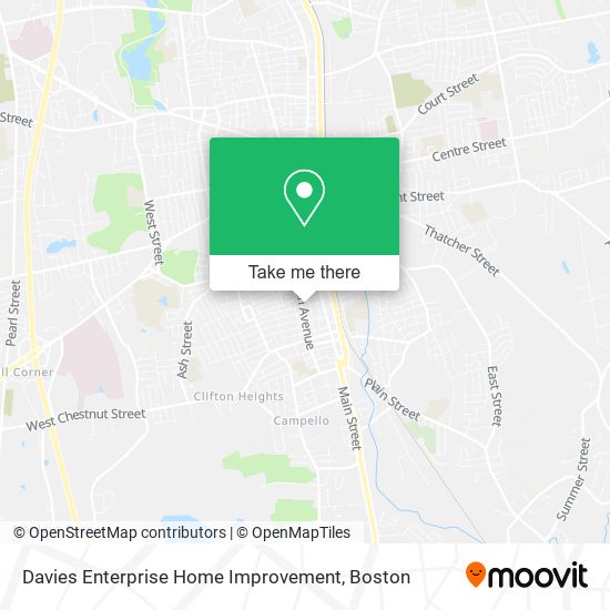 Mapa de Davies Enterprise Home Improvement