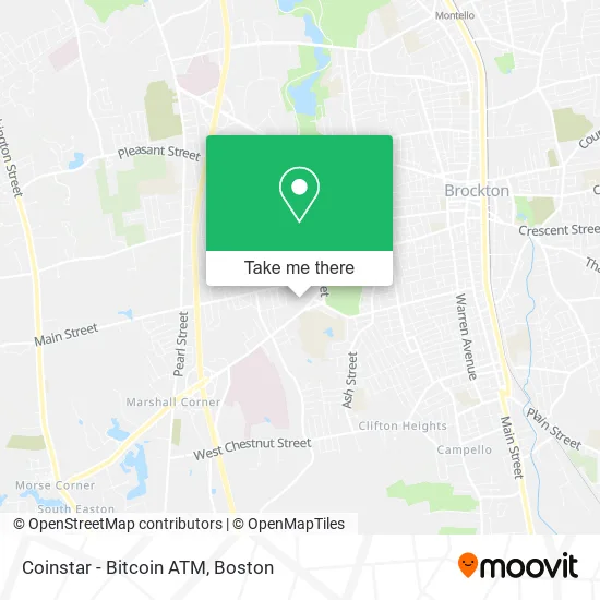 Coinstar - Bitcoin ATM map