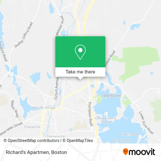 Richard's Apartmen map