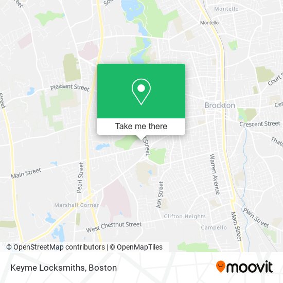 Keyme Locksmiths map