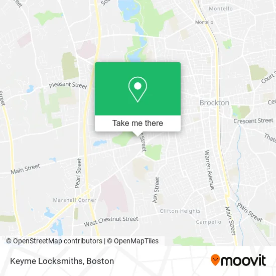 Keyme Locksmiths map