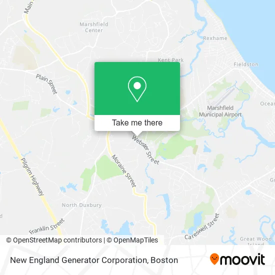 New England Generator Corporation map