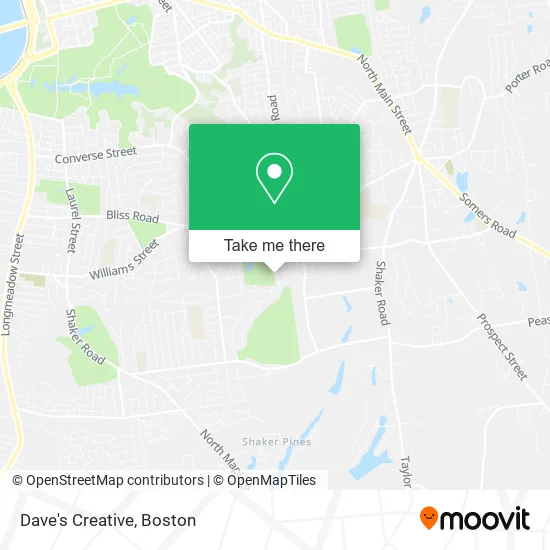 Dave's Creative map