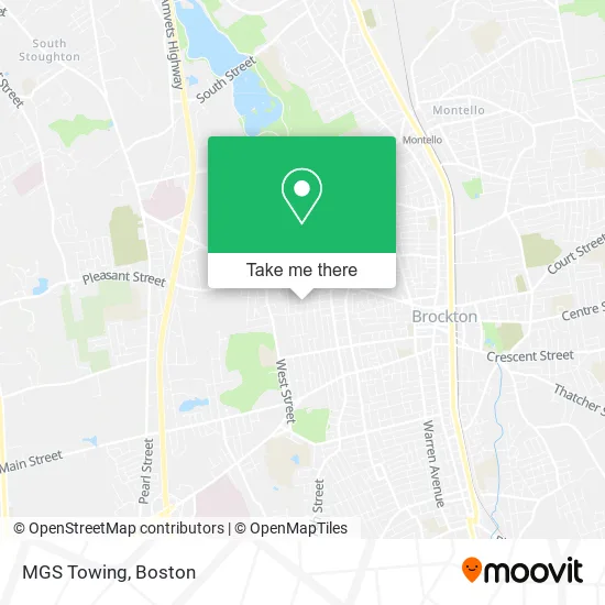 MGS Towing map