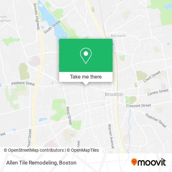 Allen Tile Remodeling map
