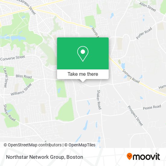 Mapa de Northstar Network Group