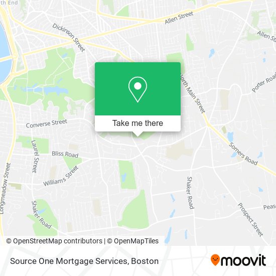Mapa de Source One Mortgage Services