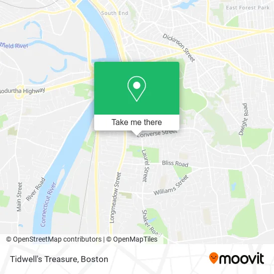 Tidwell's Treasure map