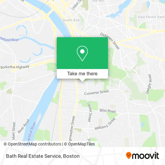 Bath Real Estate Service map