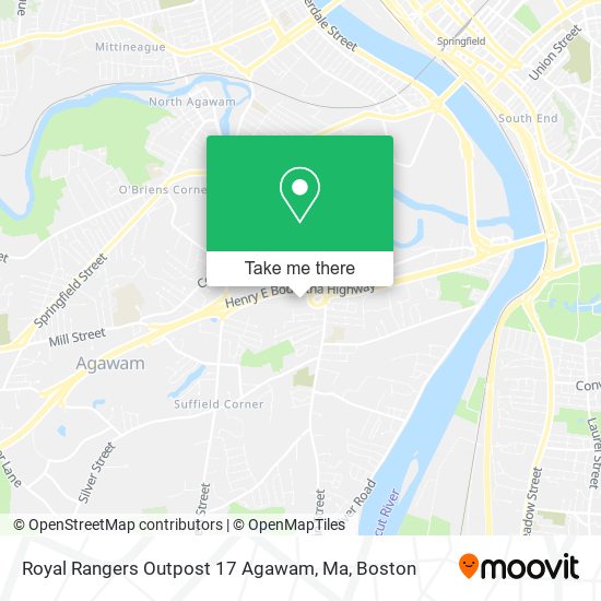 Mapa de Royal Rangers Outpost 17 Agawam, Ma