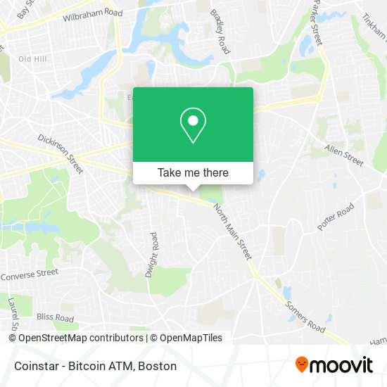 Coinstar - Bitcoin ATM map