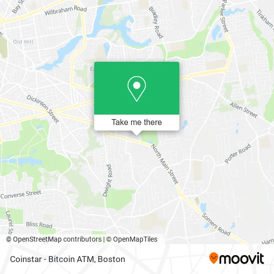 Coinstar - Bitcoin ATM map