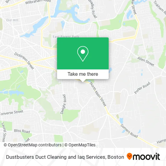Dustbusters Duct Cleaning and Iaq Services map