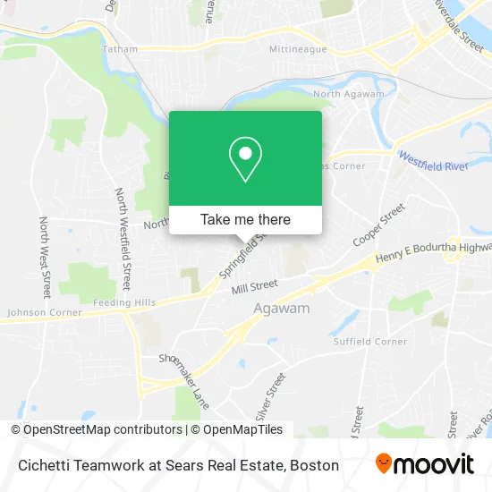 Cichetti Teamwork at Sears Real Estate map