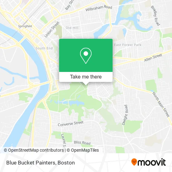 Blue Bucket Painters map