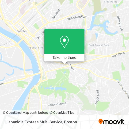 Hispaniola Express Multi Service map