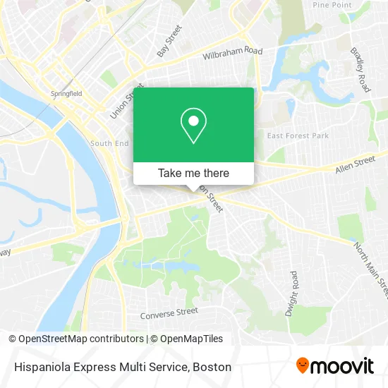 Hispaniola Express Multi Service map