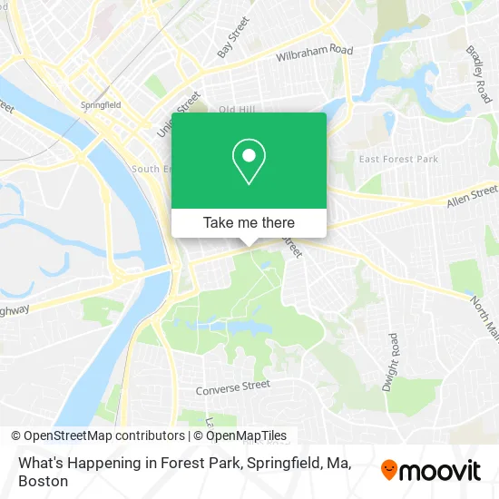 What's Happening in Forest Park, Springfield, Ma map