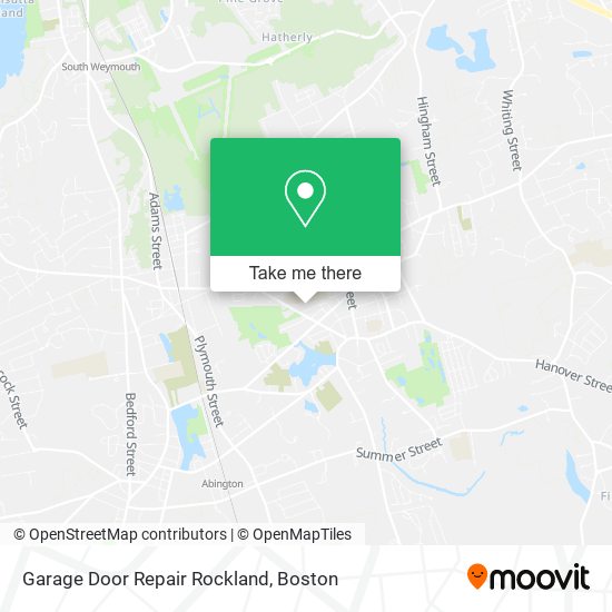 Mapa de Garage Door Repair Rockland
