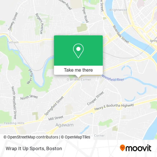 Wrap It Up Sports map