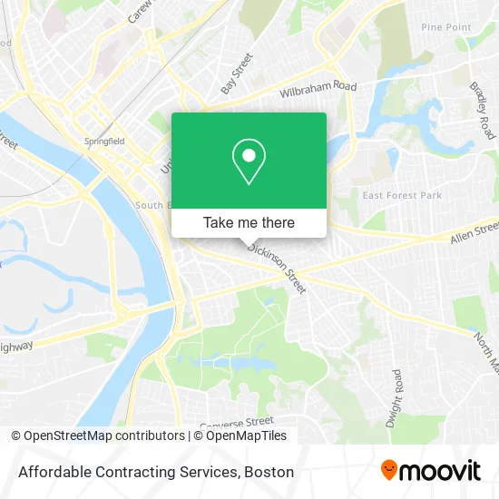 Affordable Contracting Services map