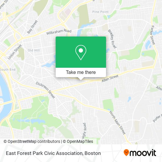 East Forest Park Civic Association map