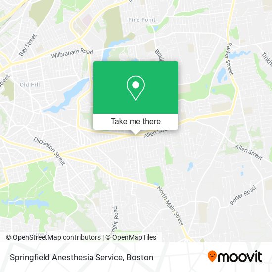 Springfield Anesthesia Service map