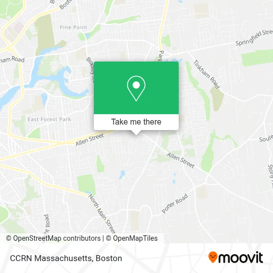 CCRN Massachusetts map