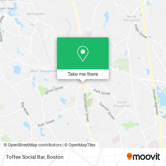 Toffee Social Bar map