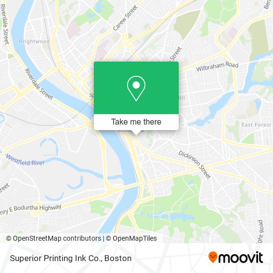 Mapa de Superior Printing Ink Co.