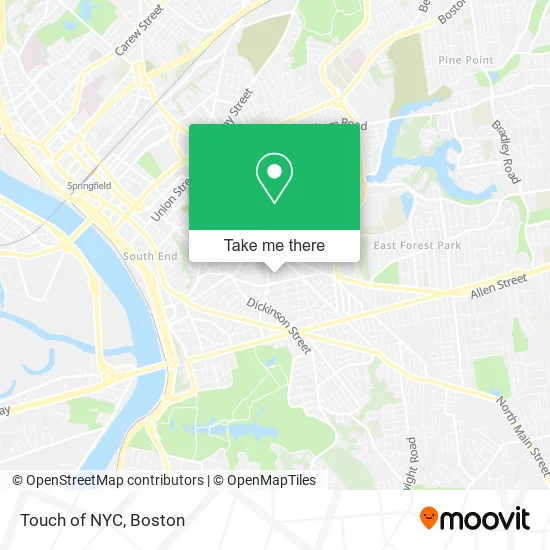 Touch of NYC map