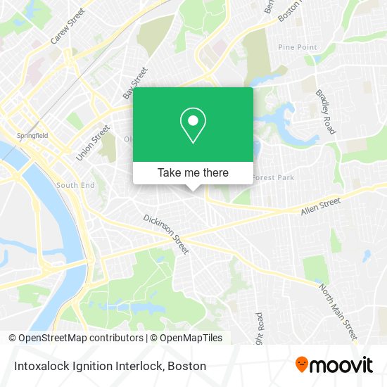 Mapa de Intoxalock Ignition Interlock