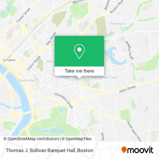 Mapa de Thomas J. Sullivan Banquet Hall