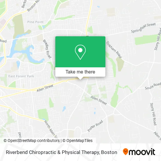 Riverbend Chiropractic & Physical Therapy map