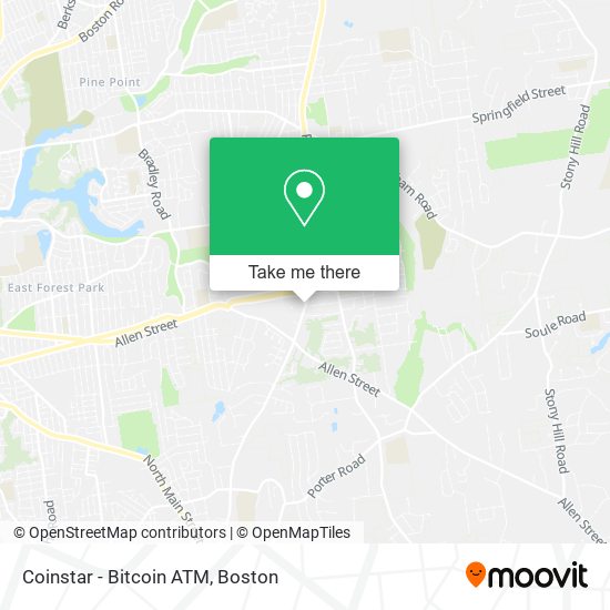 Mapa de Coinstar - Bitcoin ATM