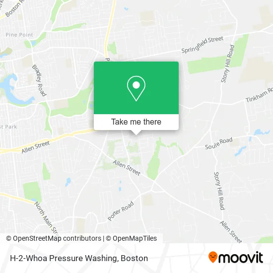 H-2-Whoa Pressure Washing map