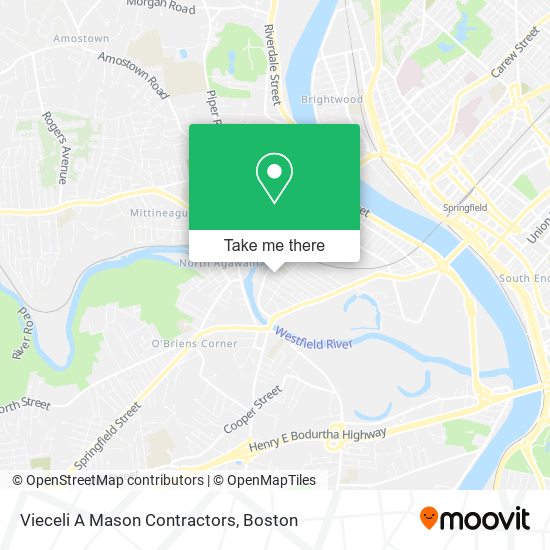 Vieceli A Mason Contractors map