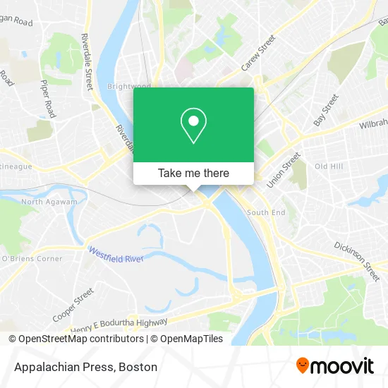 Mapa de Appalachian Press