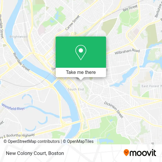 New Colony Court map