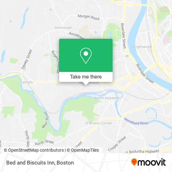 Mapa de Bed and Biscuits Inn