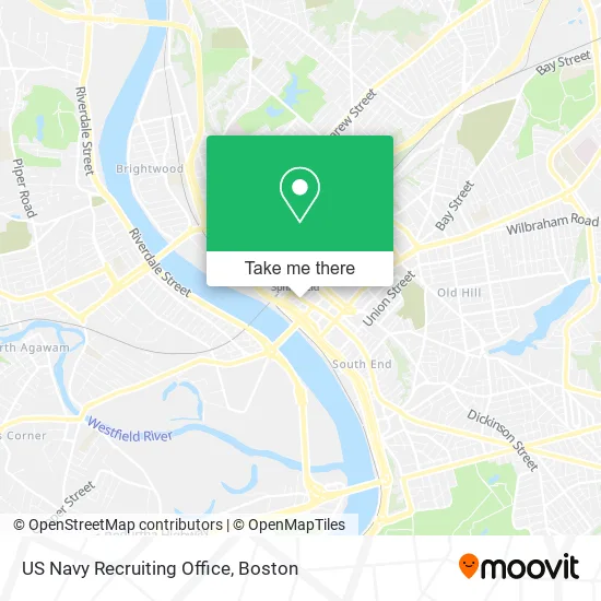 US Navy Recruiting Office map