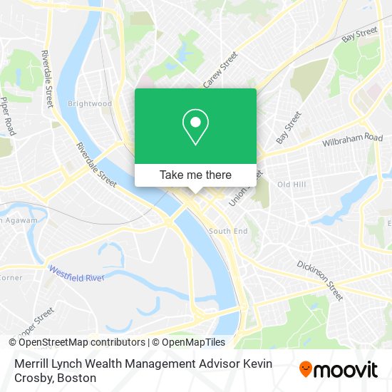 Mapa de Merrill Lynch Wealth Management Advisor Kevin Crosby