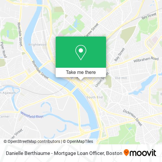 Danielle Berthiaume - Mortgage Loan Officer map