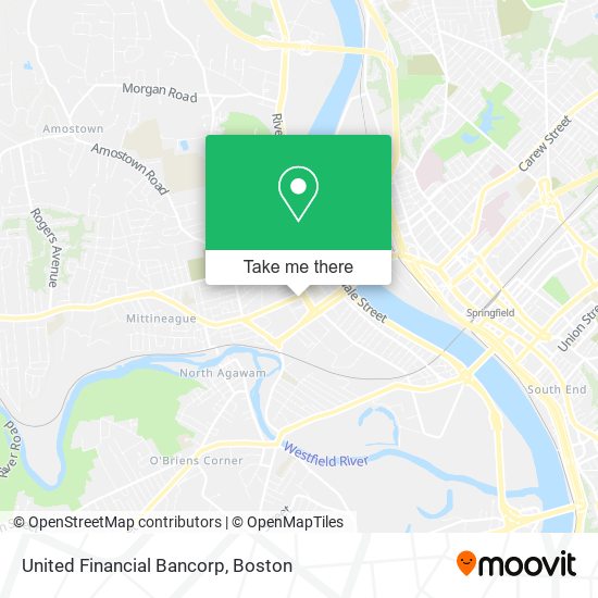 United Financial Bancorp map