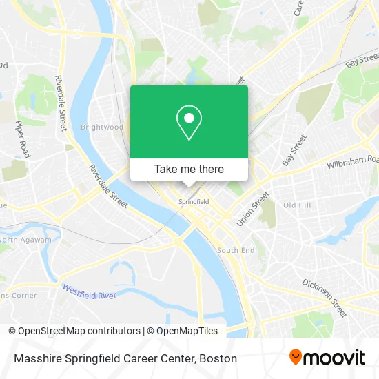 Mapa de Masshire Springfield Career Center