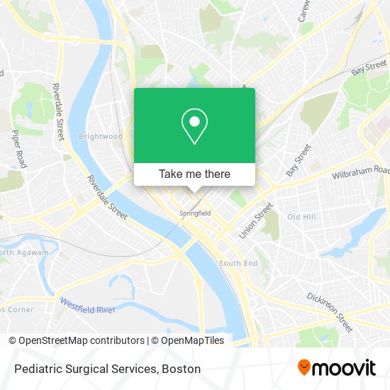 Pediatric Surgical Services map