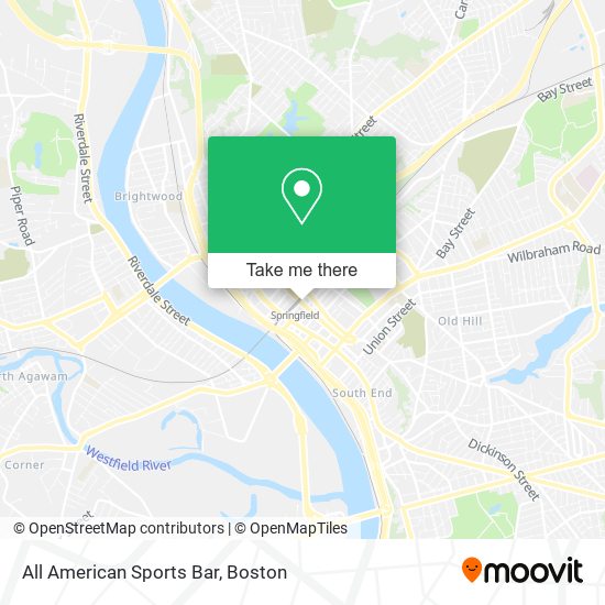 Mapa de All American Sports Bar