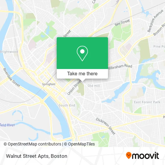 Walnut Street Apts map