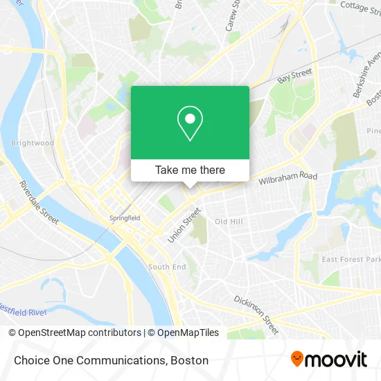 Choice One Communications map