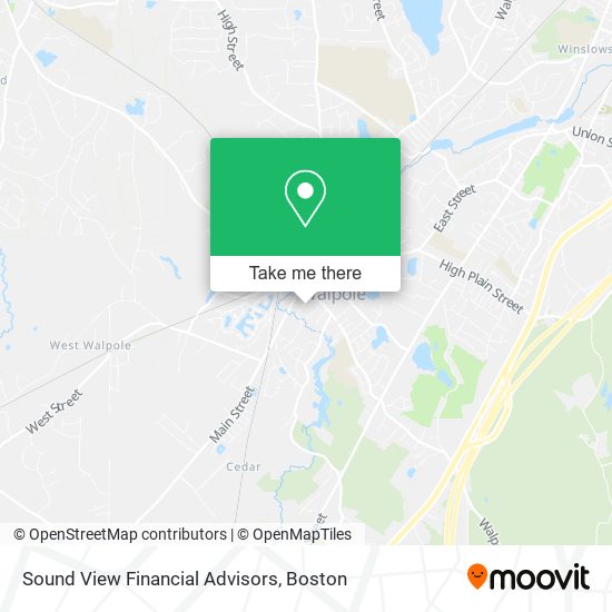 Sound View Financial Advisors map